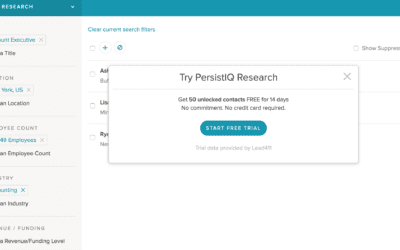 Lead411 and PersistIQ to Offer Premier Data + Sales Engagement Solution