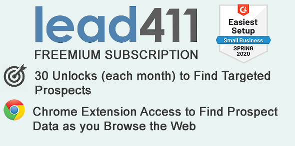 Lead411 Announces New Freemium Subscription (Update – This Subscription is No Longer Offered)