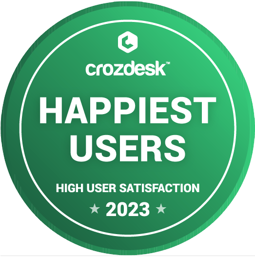 Lead411 Badges - Crozdesk Happiest Users