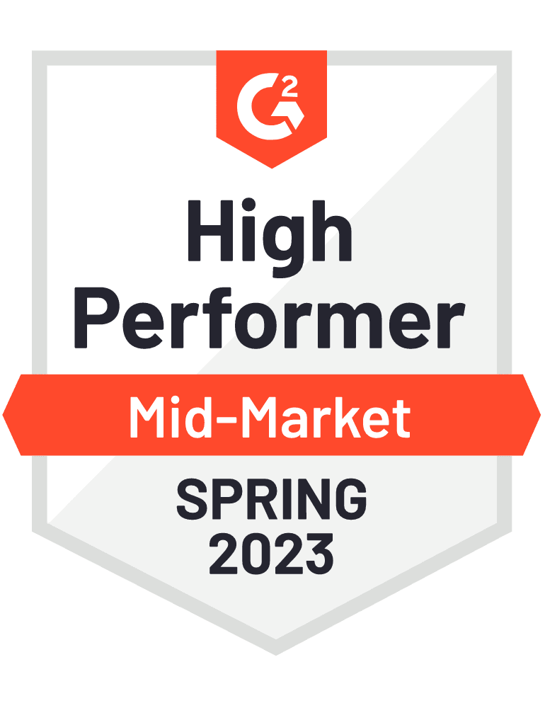 Lead411 Badges - G2 Crowd High Performer Small Business