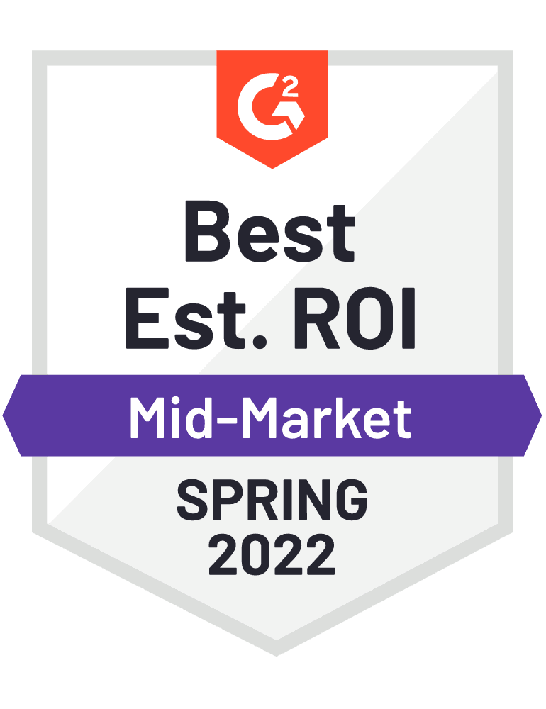 Lead411 Badges - G2 Crowd Best ROI Small Business V2