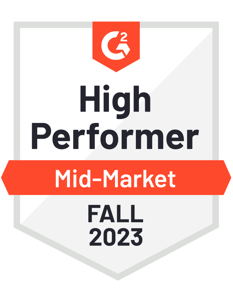 Lead411 Badges - G2 Crowd High Performer Small Business