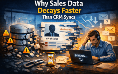 Why Sales Data Decays Faster Than CRM Syncs