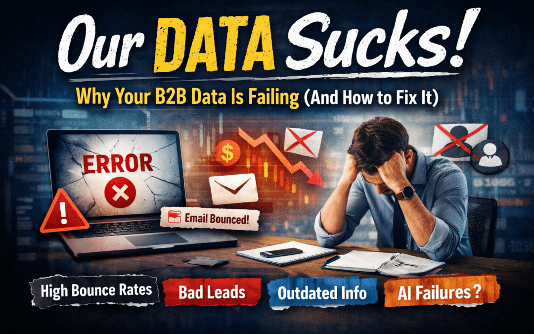 Our Data Sucks: Why Your B2B Data Is Failing (And How to Fix It)