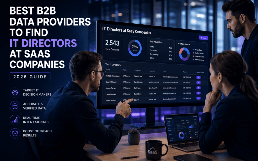 Best B2B Data Providers to Find IT Directors at SaaS Companies (2026 Guide)
