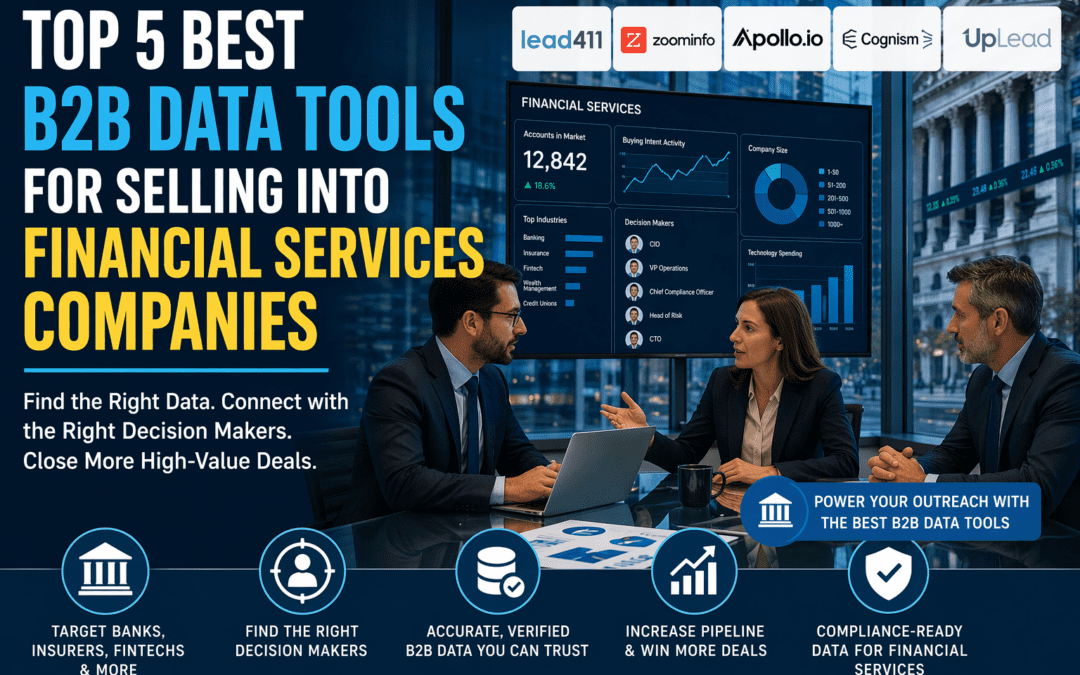 Top 5 Best B2B Data Tools for Selling into Financial Services Companies (2026 Guide)