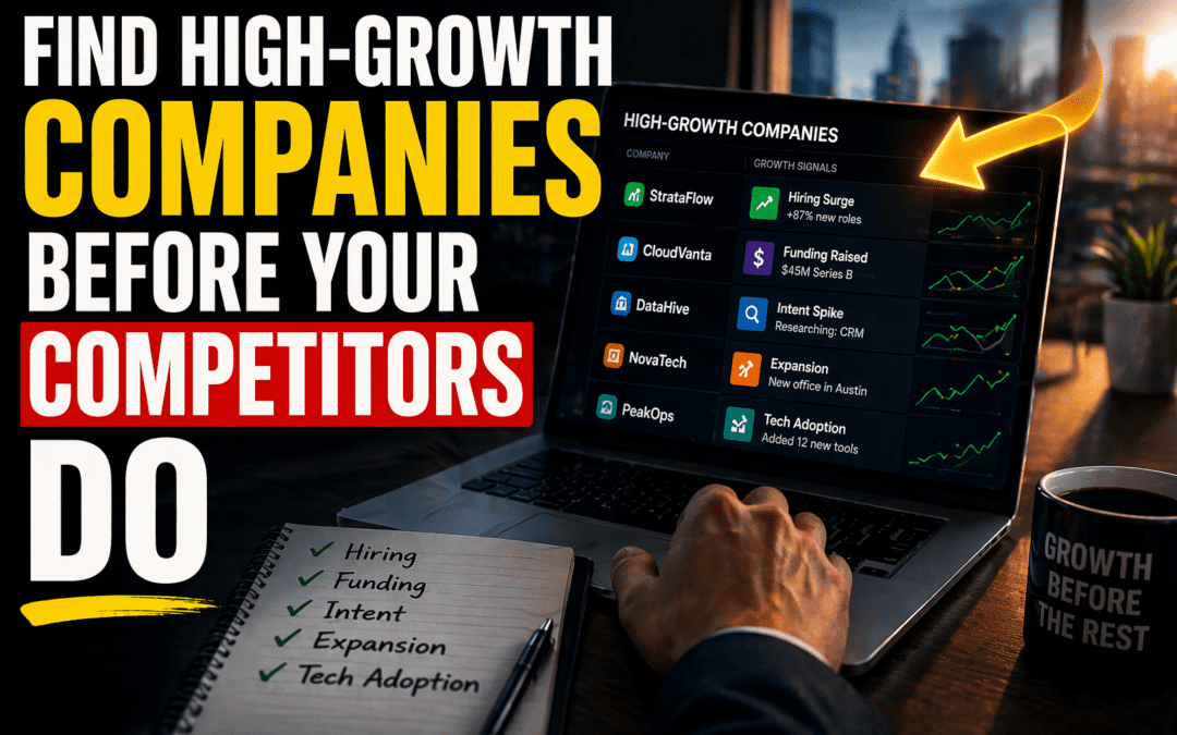 How to Identify High-Growth Companies Before Your Competitors Do (2026 Guide)