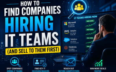 How to Find Companies Hiring IT Teams (And Sell to Them First) – 2026 Guide