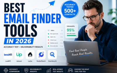 Best Email Finder Tools in 2026 (Accuracy Test + Deliverability Results)