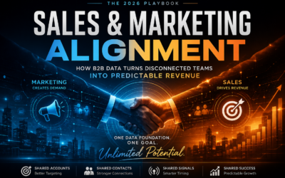 How Sales and Marketing Teams Should Use B2B Data Together in 2026