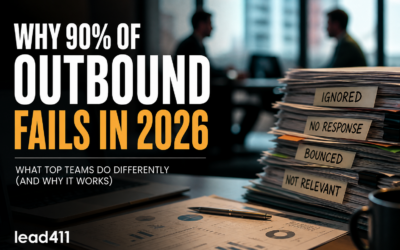 Why 90% of Outbound Fails in 2026 (And What Top Teams Actually Do Instead)