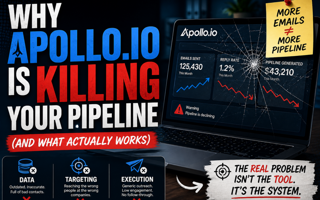 Why Apollo.io Doesn’t Fix Your Pipeline (And What Actually Does)