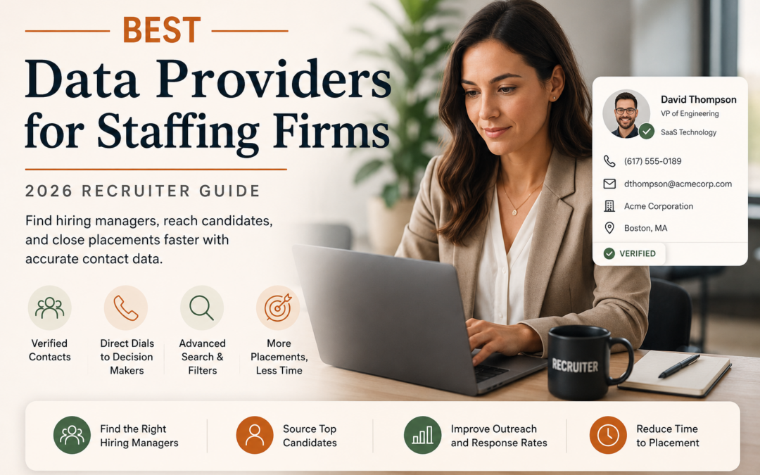 What are the Best Data Providers for Staffing Firms?