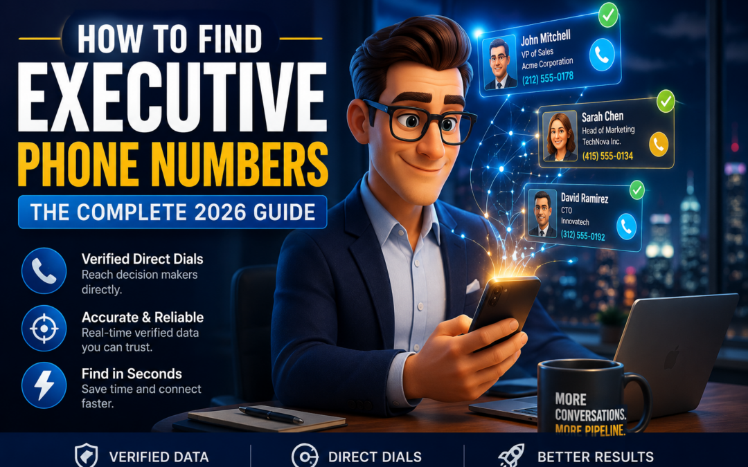 How to Find Executive Phone Numbers (2026 Guide)
